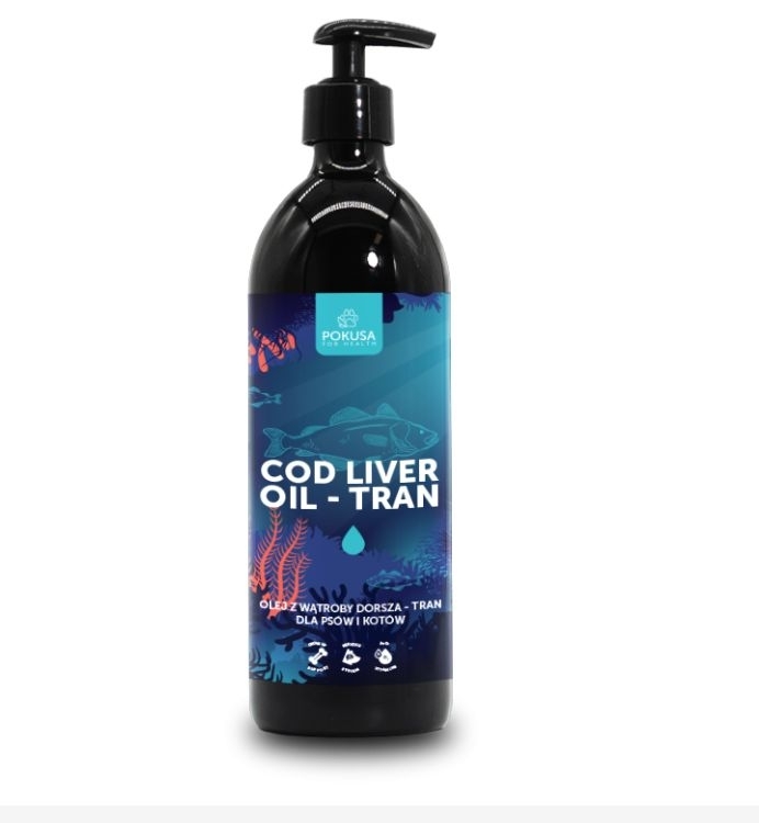 Tran - Olej z wątroby dorsza - Cod Liver Oil 100ml, 250 ml