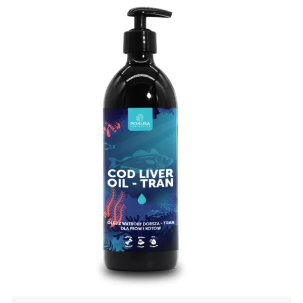 Tran - Olej z wątroby dorsza - Cod Liver Oil 100ml, 250 ml