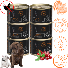 Karma mokra dla psa LabraDog Superfood Premium Indyk z warzy
