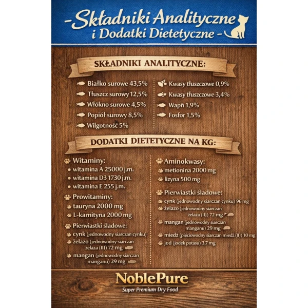 NoblePure Cat  karma sucha dla kota steryklizowanego dorosł