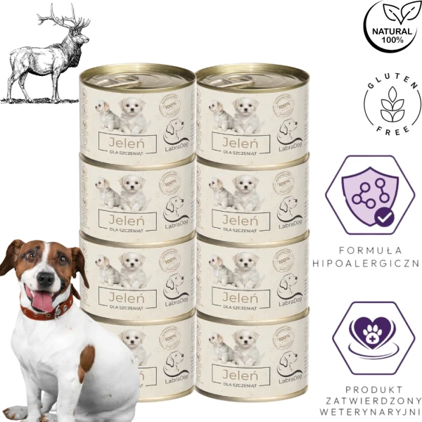 LabraDog Superfood Puppy 100% Jeleń mokra karma dla szczeni