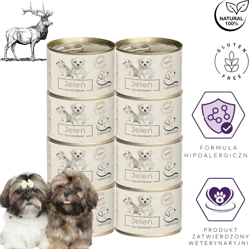 LabraDog Superfood Puppy 100% Jeleń mokra karma dla szczeni