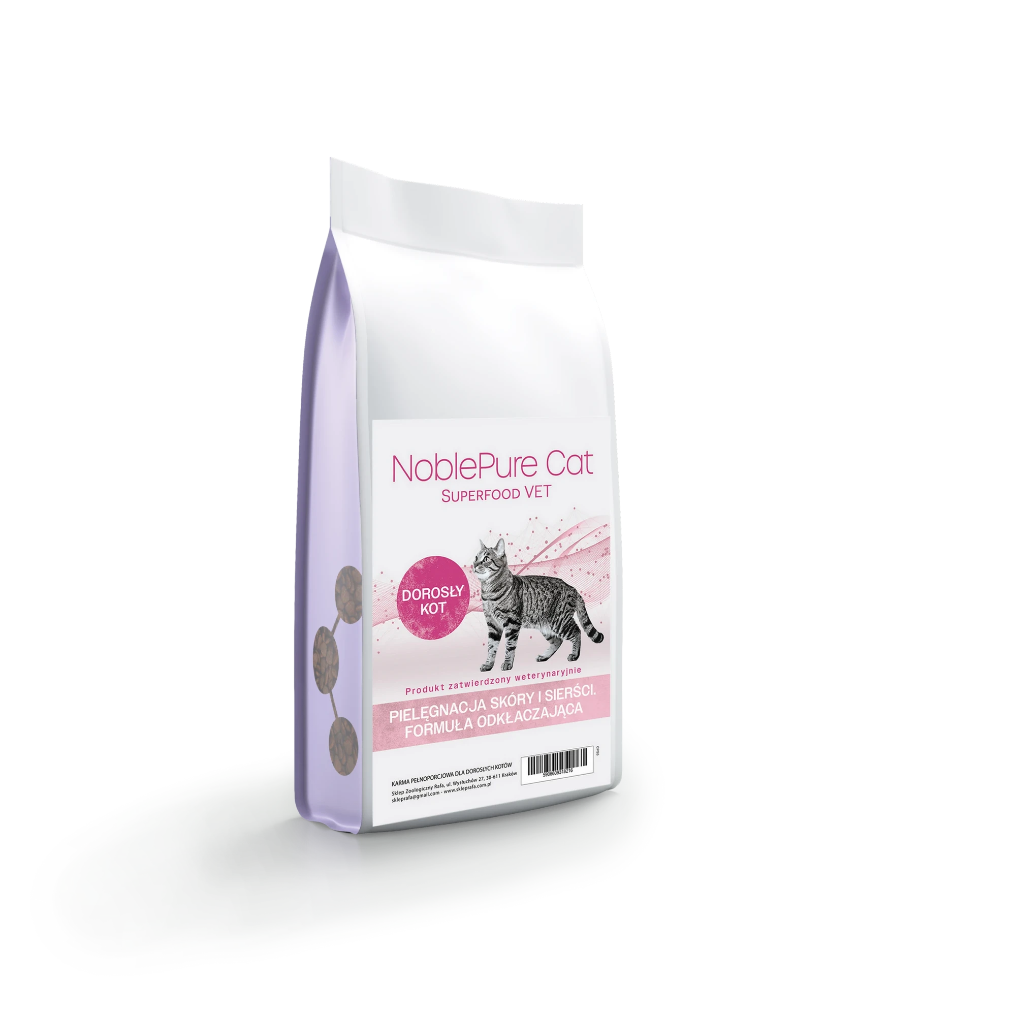 NoblePure Cat Vet Hypoalergiczny Hydrolizowany Łosoś karma