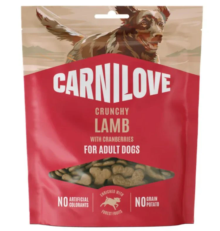 CARNILOVE Crunchy Snack Lamb & Cranberries Jagnięcina z Żu
