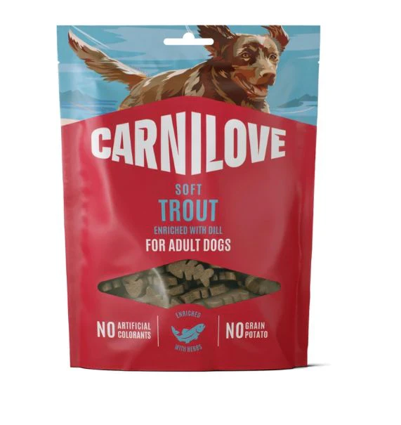 Carnilove Dog Soft Snack Trout enriched with Dill 200 g