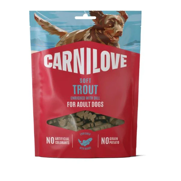 Carnilove Dog Soft Snack Trout enriched with Dill 200 g