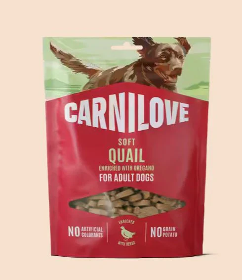 Carnilove Quail enriched with Oregano SOFT Snack for Dogs, s