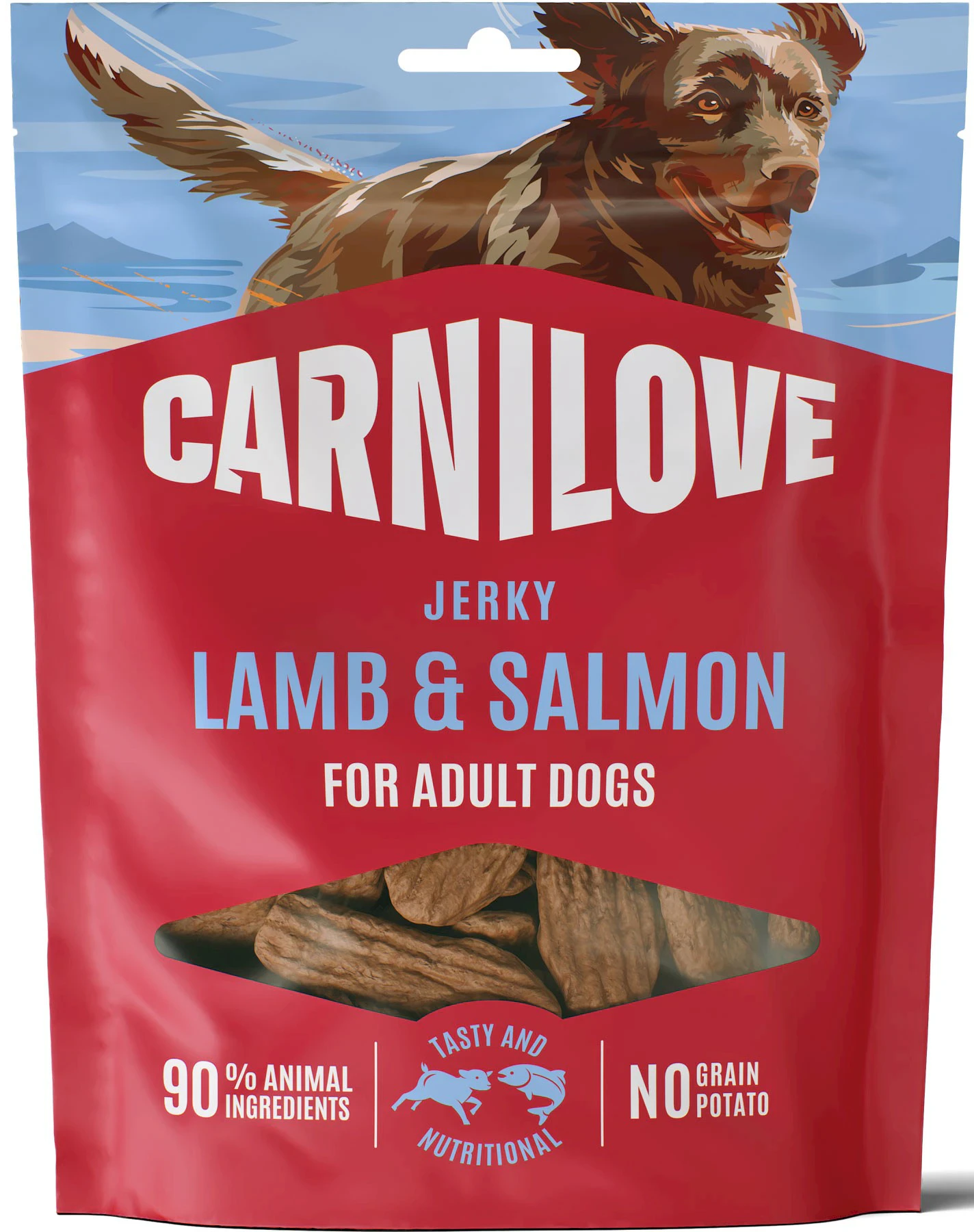 CARNILOVE Meat Jerky Lamb Salmon Jagnięcina Łosoś 100g