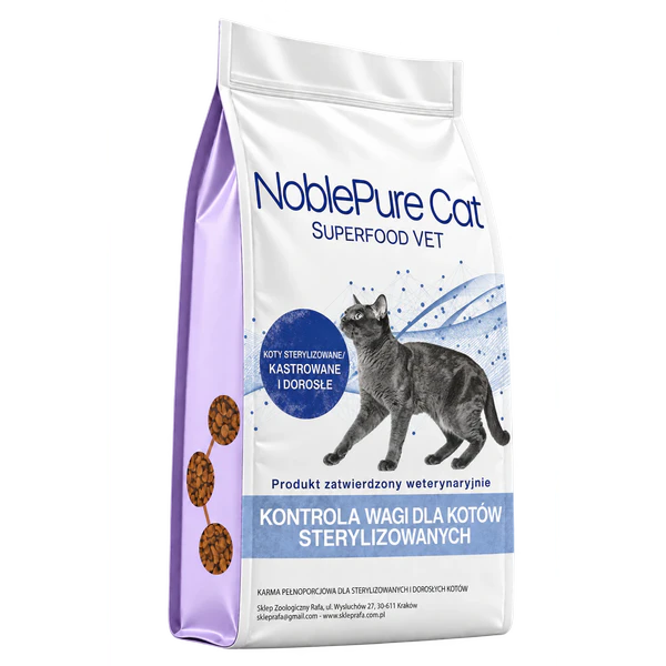 NoblePure Cat Vet Peptide Hipoalergiczna Weight Control Ste