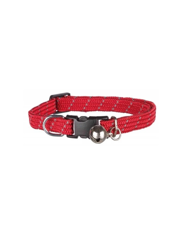 Trixie  Obroża nylon dla kota z dzwonkiem