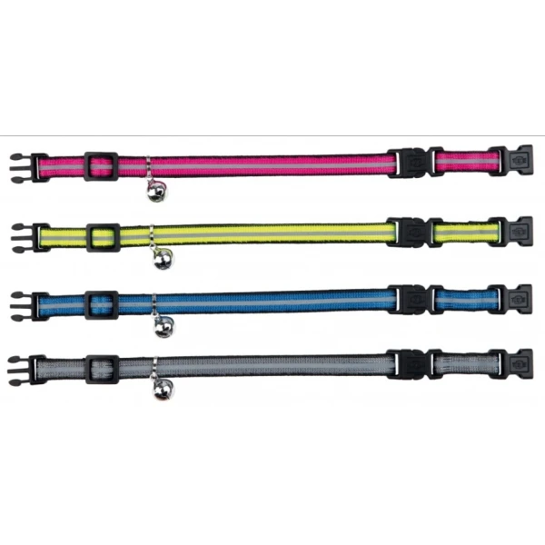 Trixie Obroża odblaskowa z podwójną klamrą dla kota