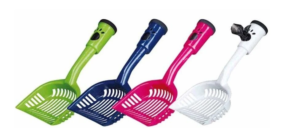 Trixie  łopatka do kuwety z workami na odchody, rozm M 38cm