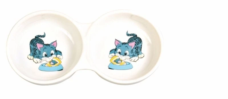 Trixie Miska ceramiczna - podwójna dla kota