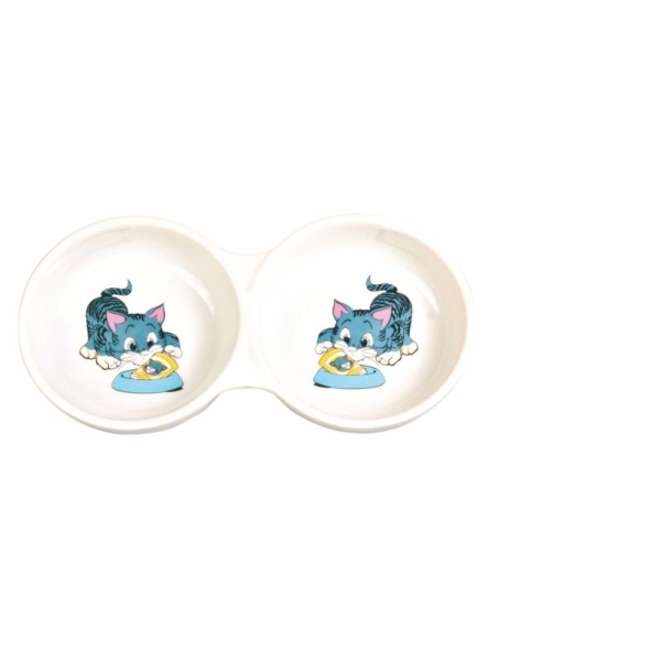 Trixie  Miska ceramiczna - podwójna dla kota