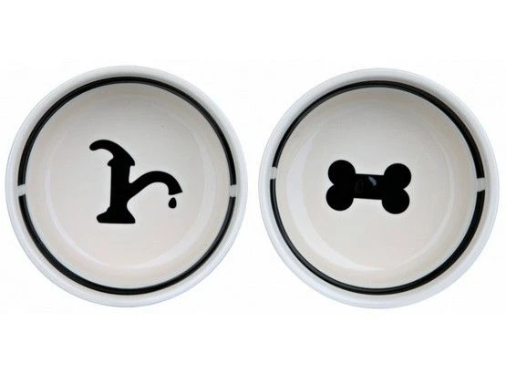 Trixie miski ceramiczne 0,6L na stojaku dla psa