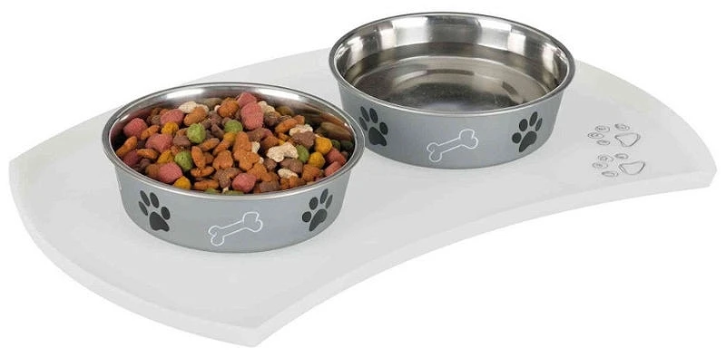 Trixie Podkładka pod miskę SILIKONOWA 48x27cm niebieska dl