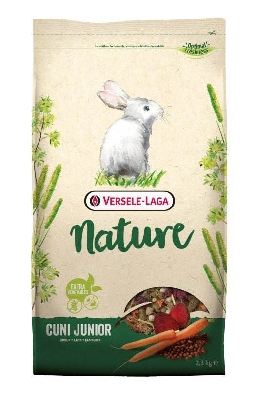 Karma sucha dla Królika VERSELE LAGA Nature Cuni Junior 700g, 2,3kg