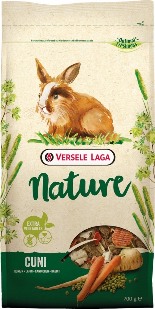 Karma sucha dla Królika VERSELE LAGA Nature Cuni 700g, 2,3kg,9kg