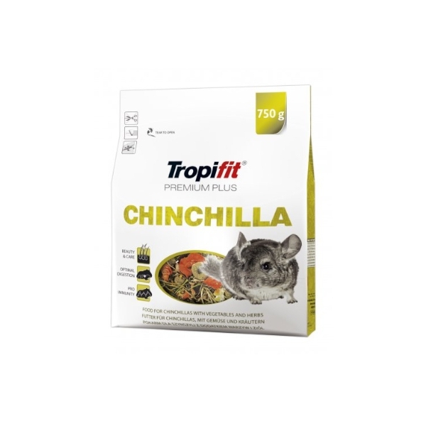 Karma sucha dla Szynszyla TROPIFIT  Chinchilla  750g