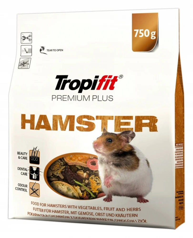 Karma sucha dla Chomika TROPIFIT Premium Plus Hamster 750g