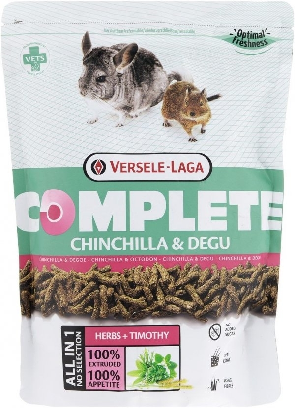 Karma sucha dla  koszatniczek i szynszyli  VERSELE LAGA Chinchilla&Degu Complete 500g, 1,75kg
