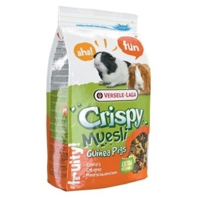Karma sucha dla Świnki VERSELE-LAGA Cavia Crispy Mueslii 400g, 1kg, 2,75kg, 20kg