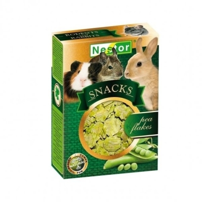 Nestor Snacks Płatki grochu 55g dla gryzoni i królików
