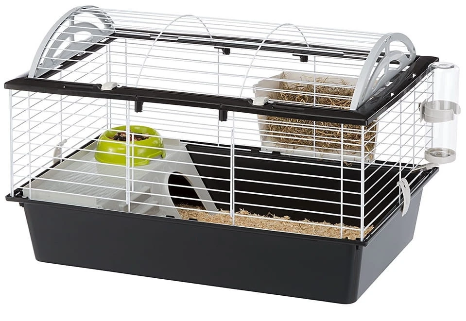 Ferplast Klatka Casita 100 szara  (96 x 57 x h 56 cm) - dla 