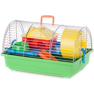 INTER-ZOO Klatka dla chomika GRIM I ZINC + PLASTIC