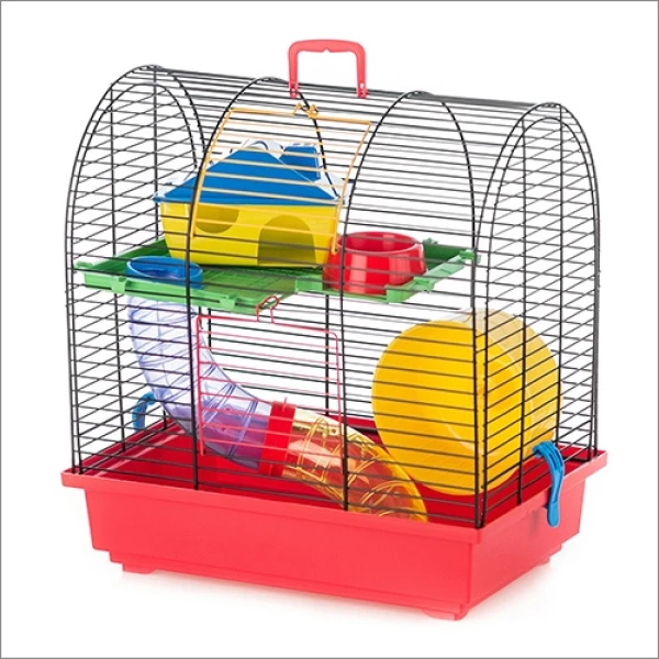 INTER-ZOO Klatka dla chomika GRIM II Tuba czarna