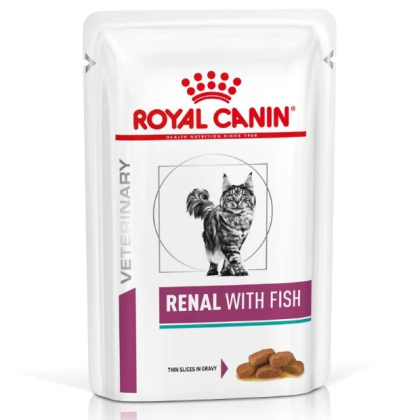 Karma mokra dla kota Royal Canin  Renal Veterinary Diet tunc