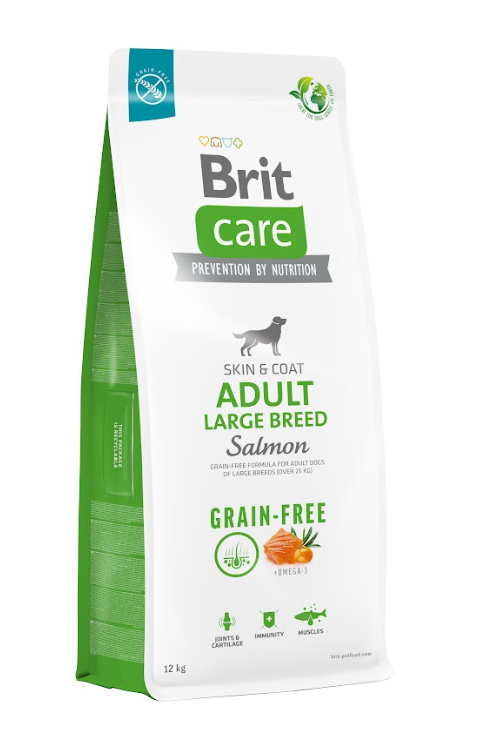 Karma sucha dla psa BRIT CARE Dog Grain-free Adult Large Breed Salmon 12kg