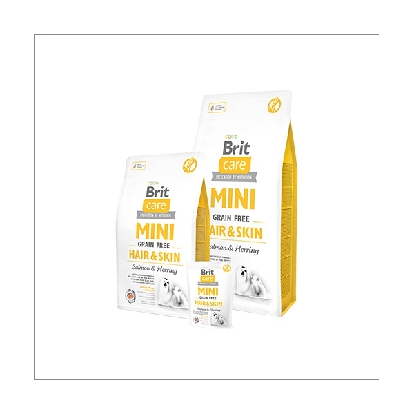 Karma sucha dla psa Brit Care Mini Grain-Free Hair & Skin Sa