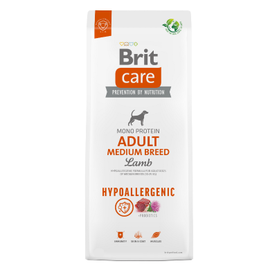 Karma sucha dla psa Brit Care Hypoallergenic Adult Medium Lamb 3kg