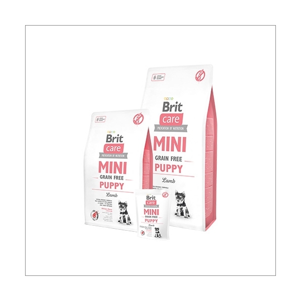 Karma sucha dla psa Brit Care Mini Grain-Free Puppy Lamb 2kg