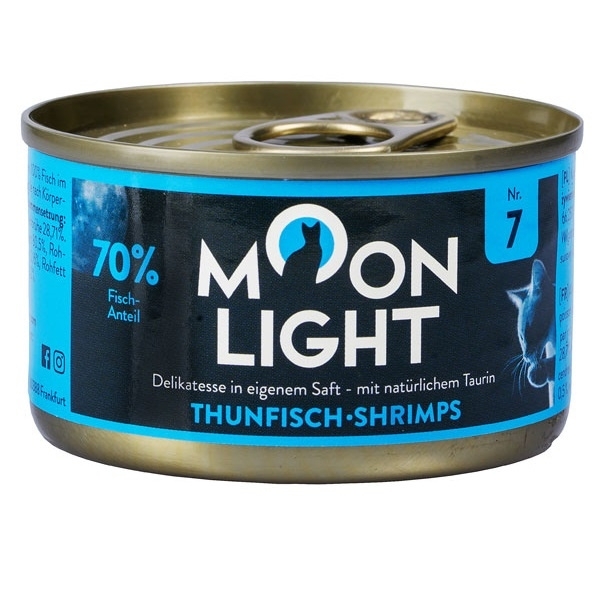 Karma mokra dla kota Moonlight Dinner Nr 7 - Tuńczyk i krewetki 80g