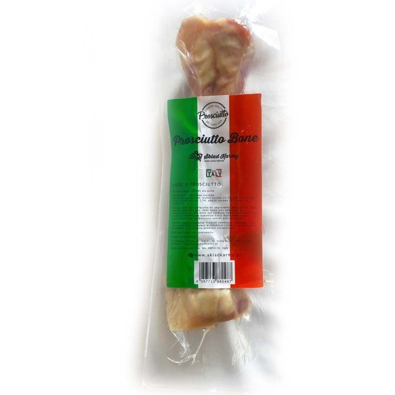Przysmak dla psów PROSCIUTTO BONE - kość z szynki parmeńskiej 300g do 500g
