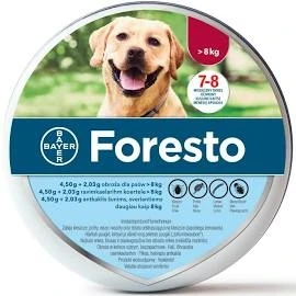 Foresto obroża przeciw kleszczom i pchłom pies i kot 1szt 