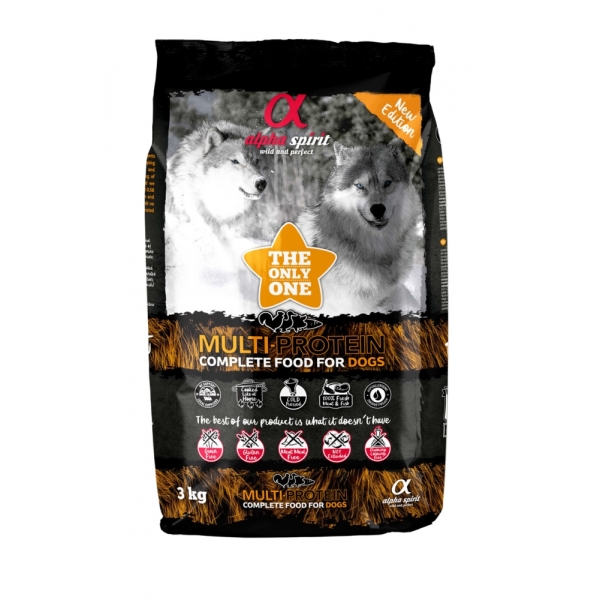 Karma sucha dla psa Alpha Spirit MULTIPROTEIN 3kg