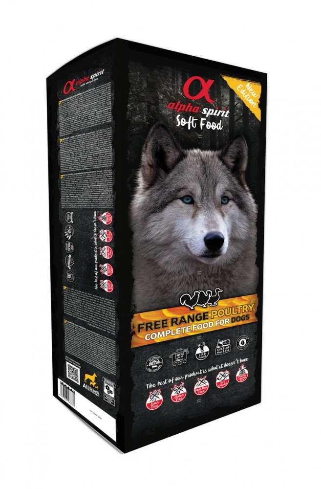 Karma sucha dla psa Alpha Spirit Kaczka sucha miękka POULTRY 9kg