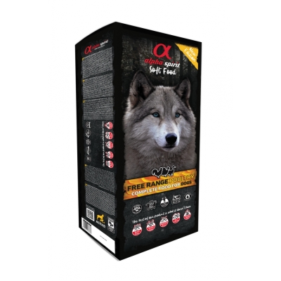 Karma sucha dla psa Alpha Spirit Kaczka sucha miękka POULTRY 9kg