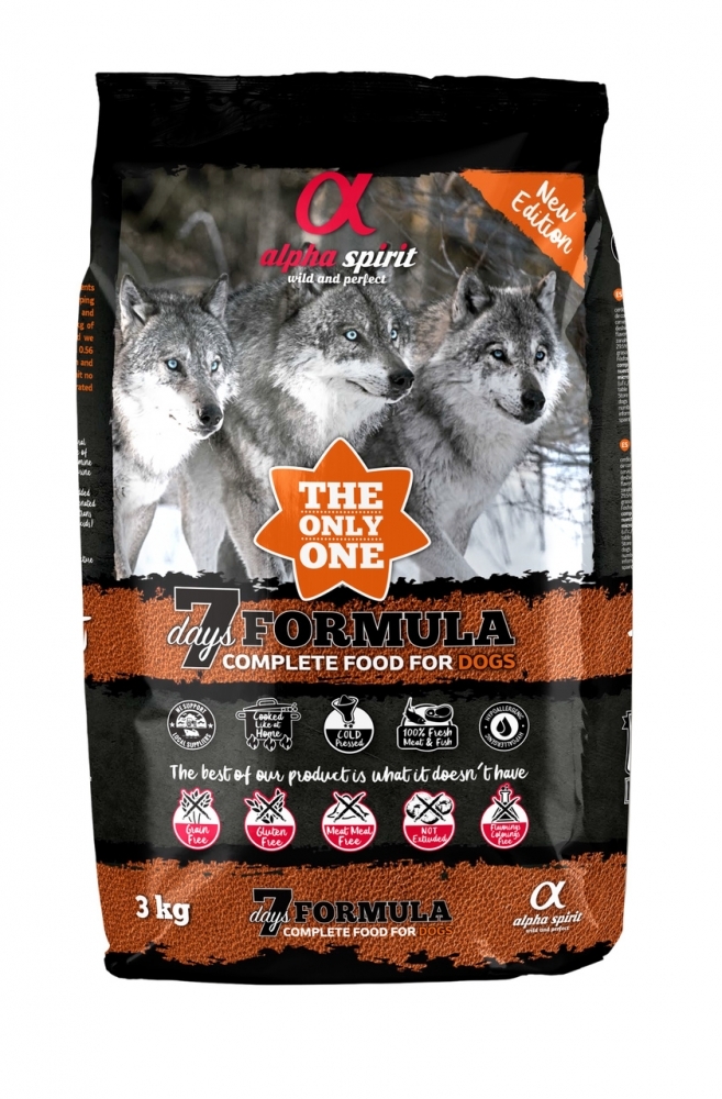 Karma sucha dla psa Alpha Spirit 7 days 3kg