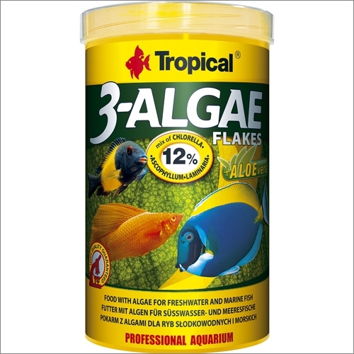 Tropical pokarm dla ryb akwariowych -  3-ALGAE FLAKES 100ml, 250ml, 1000ml
