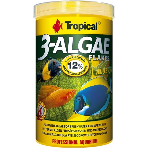 Tropical pokarm dla ryb akwariowych -  3-ALGAE FLAKES 100ml,