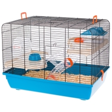 Inter-Zoo Klatka Jerry  II Tubes dla chomika 580x380x440 różowa