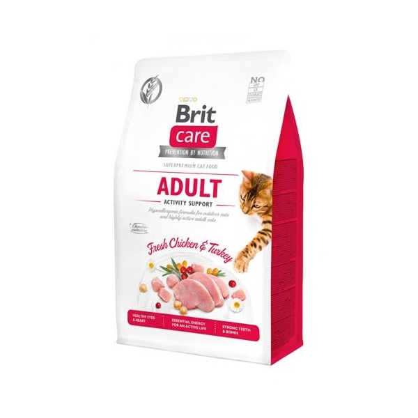 Karma sucha dla kota Brit Care Cat Grain-free Adult Activity