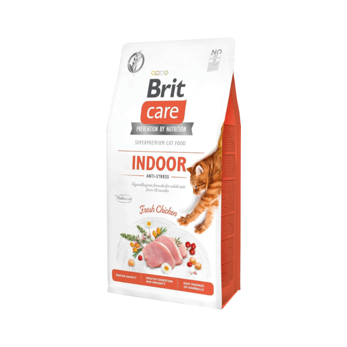 Karma sucha dla kota Brit Care Cat Grain-free Adult Indoor Anti-Stress 7 kg