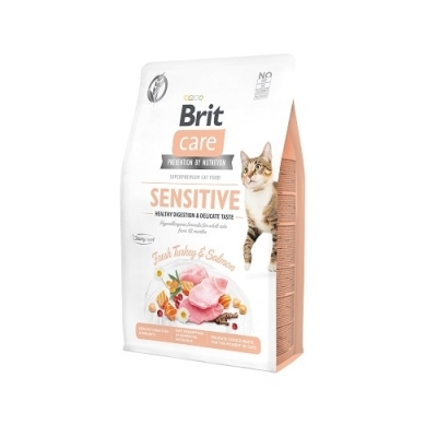 Karma sucha dla kota Brit Care Cat Grain-freeSensitive Healthy Digestion & Delicate Taste 0.4kg