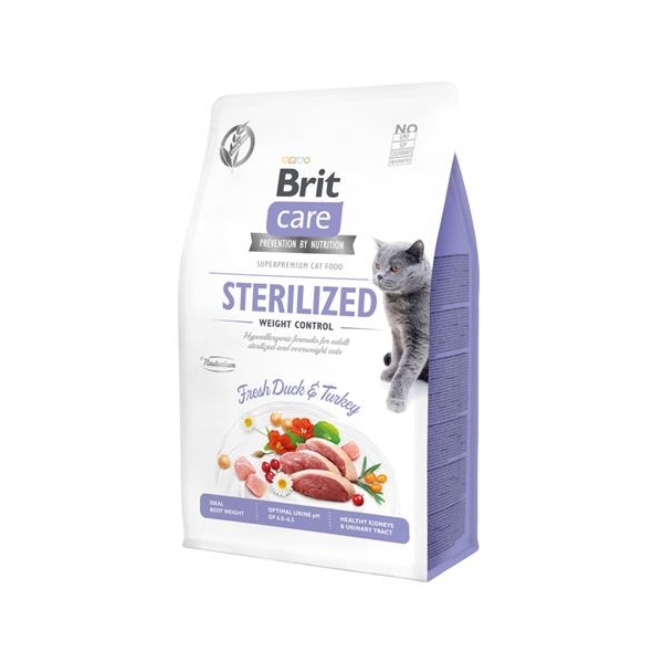 Karma sucha dla kota Brit Care Cat Grain-free Sterilized wei