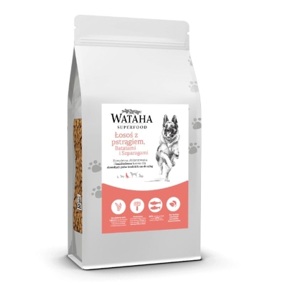 Wataha Superfood łosoś z pstrągiem i batatami GFI Karma sucha dla psa dorosłego ras średnich 2kg